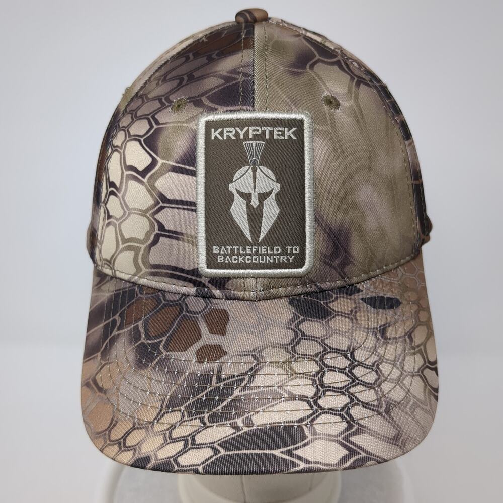 Kryptek Logo Patch Strapback Hat Multicolor Camo … - image 2